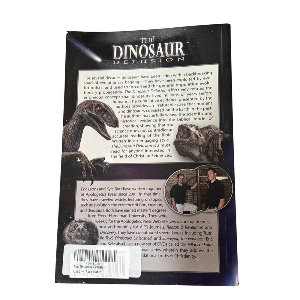 The Dinosaur Delusion by Eric Lyons & Kyle Butt - Paperback - Picture 3 of 3